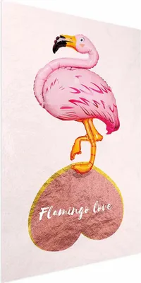 Produktbild von Posterpapier Poster - Flamingo in Love 60x90 cm Tiere g-C-0229-ao-a