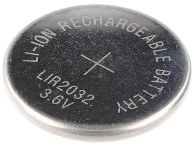 Produktbild von LIR2032 Li-Ion Akku 3,6V Akku LIR 2032, 3,2 x 20 mm, 3.6V Button Cell Liion