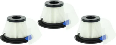 Produktbild von vhbw 3x Staubsaugerfilter kompatibel mit Klarstein Clean Butler 4G Silent 10033762 Staubsauger - Schmutzfilter, Filtereinheit