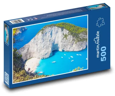 Zdjęcie produktu dla Puzzle 500 Zakynthos - Plaża Navagio - martinpuzzle