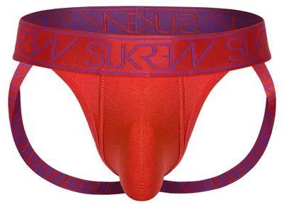 Productafbeelding van SUKREW - Heren Ondergoed - Jockstrap Vermilion - 1x Maat M