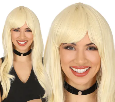 Immagine prodotto di Principessa bionda d'oro Elegante acconciatura da regina delle fiabe Carnevale Fantasia Look Styling Medievale Reale