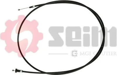 Produktbild von SEIM Motorhaubenzug 114109 für VW GOLF II (19E, 1G1) 1676/1733mm
