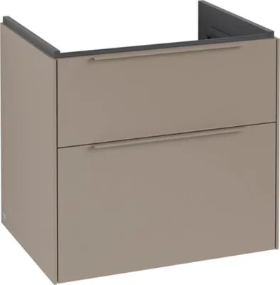 Image de Villeroy & Boch Subway 3.0 armoire sous lavabo, 2 tiroirs, 622x576x478mm, C57602VM