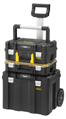 Image de STANLEY FATMAX Tour Mobile TSTAK PRO-STACK - FMST1-80103 - Organiseur 7 Compartiments - Mallette 14 L