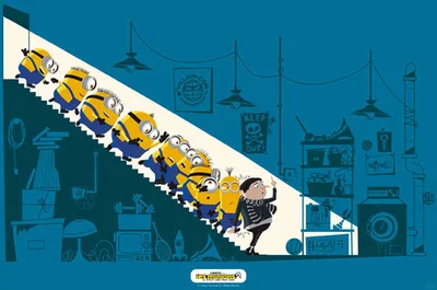 Produktbild von MINIONS - Poster Maxi 91cmx51cm - The Rise of Gru