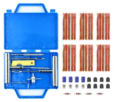 Imagen del producto de Kit de reparación de neumáticos de 58 piezas para automóviles y motocicletas