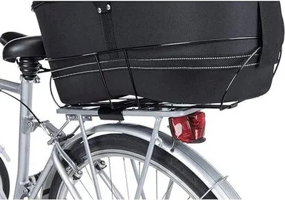 Produktbild von Famanu Fahrradkorb Extra lang für breite Gepäckträger - 60 x 29 x 42 cm