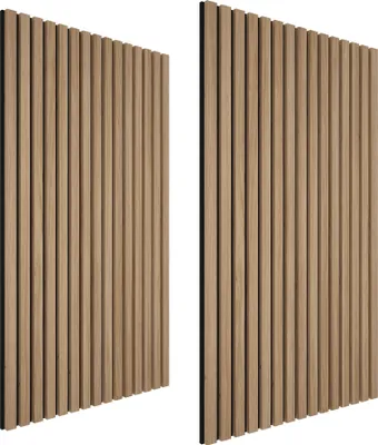 Produktbild von Akustické panely Sonic Wall wood look - svetlý dub, sada 2 ks
