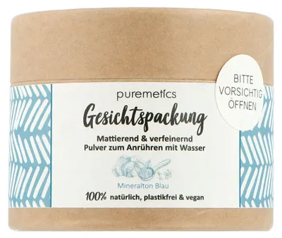 Image de puremetics Soins du visage Enveloppement du visage Mineralton bleu (60 g)