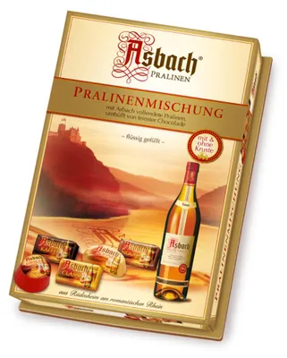 Produktbild von Asbach Pralinenmischung umhüllt mit Zartbitterschokolade 250g