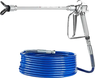 Produktbild von VEVOR Airless-Farbspritzpistole und Schlauch-Set, 3600 PSI, Airless-Spritzpistolen-Set mit Filter, Schlauch und Verlängerungsstange