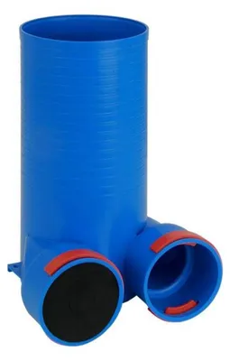 Produktbild von AERVIA Eckübergang DN125 / 2x75 Kunststoff