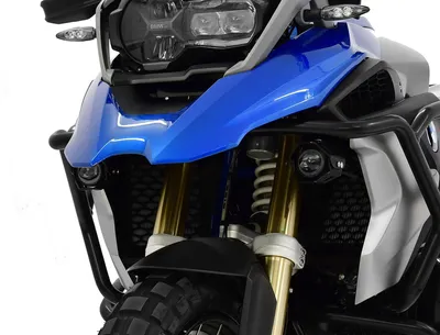 Produktbild von LED Zusatzscheinwerferset inkl. Halteset für Abblendlicht mit Gehäuse für kompatibel mit BMW R 1200 GS zur Verwendung mit Sturzbügel