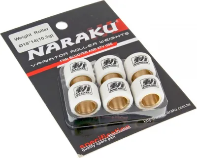 Image de Poids de variateur Naraku HeavyDuty, 12,4 g, compatibles avec Piaggio Sfera 125
