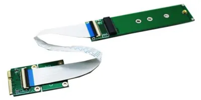 Produktbild von Sintech m.2 (NGFF) nvme SSD zu Mini PCIe Adapter mit 20 cm Kabel