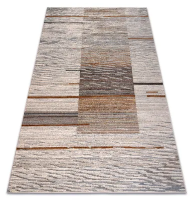 Obrázek produktu pro Koberec Vlna NAIN Pruhy 1282/51655 šedá / hnědá šedá 200x300 cm