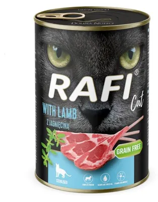 Obrázek produktu pro RAFI Cat Adult s jehněčím - mokrá kočka krmivo - 400 g