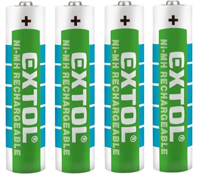 Image de Pile rechargeable AAA, 1000mAh, NiMh, 4+2pcs