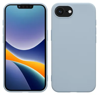 Produktbild von kwmobile Handyhülle für Apple iPhone 17e / iPhone 16e Hülle - TPU Case - Kabelloses Laden - Schutzhülle Cover in Hellblau matt