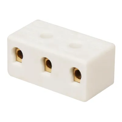 Produktbild von Porzellan-Apparateklemme 2,5mm², 3-polig