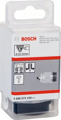 Produktbild von EXPERT Schnellspannbohrfutter, 1,5-13 mm, 1/2" - 20, GSB20-2