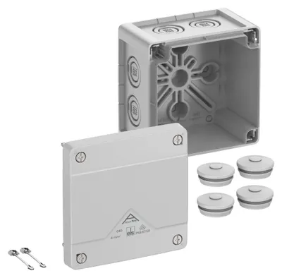 Produktbild von Spelsberg Abzweigkasten Abox Pro 040-L grau 102 x 102 x 70mm IP66/IP67/IP69