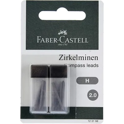 Produktbild von FABER-CASTELL 123198 - H - Grau - 6 Stück(e) - 2 mm - 25 mm