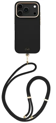 Productafbeelding van UNIQ Coehl Mirelle magnetische oplaadhoesje voor iPhone 17 Pro, kleur: heban