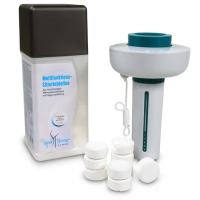 Produktbild von SET> SpaTime Multifunktions-Chlortabletten 20 g + Dosierer