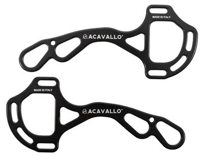 Produktbild von Acavallo Nasenriemen Alupro Hackamore Schwarz One Size