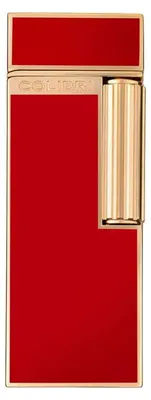 Produktbild von Colibri Feuerzeug Continental rot / gold, unbefüllt