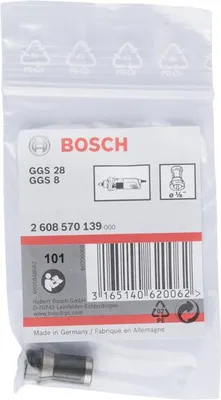 Produktbild von Spannzange ohne Spannmutter, 1/8-Zoll, für Bosch-Geradschleifer