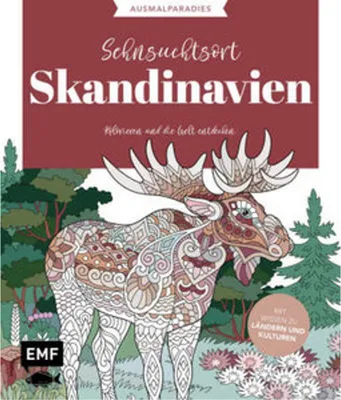Obrázok produktu pre Ausmalparadies - Sehnsuchtsort Skandinavien