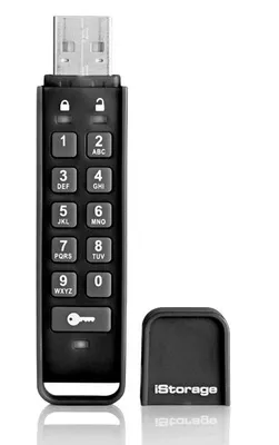 Produktbild von iStorage datAshur Personal2 USB3 8GB, 8 GB, USB Typ-A, 3.2 Gen 1 (3.1 Gen 1), 170 MB/s, Schutzhülle, Schwarz