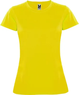 Produktbild von Roly CA0423 | Damen Montecarlo T-Shirt, Piqué - Farbe: Yellow 03 - Größe: L