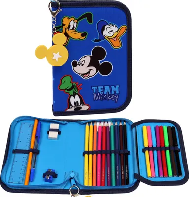Obrázek produktu pro DISNEY Mickey Mouse penál s chlopní, penál + příslušenství