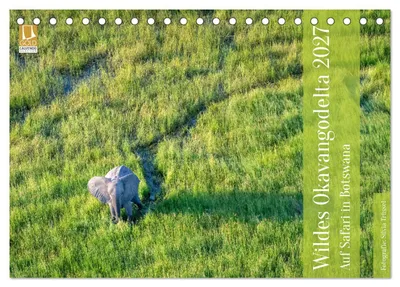 Produktbild von Wildes Okavangodelta (Tischkalender 2027 DIN A5 quer), CALVENDO Monatskalender