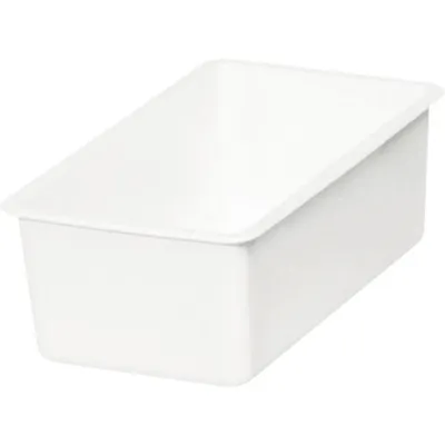 Zdjęcie produktu dla Vorratsschale Kunststoff, weiß, Höhe: 80 mm, Länge: 220 mm
