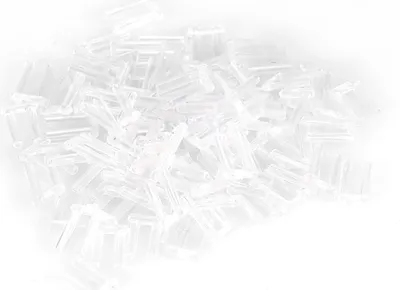 Obrázek produktu pro 100 kusů nových plastových kompresních pouzder na brýle bez obrouček, příslušenství, nástroje, 1,4 x 0,8 x 7,0 mm