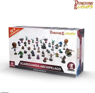 Zdjęcie produktu dla DUNGEONS & LASERS Scareguards Archipelago Raiders and Beasts