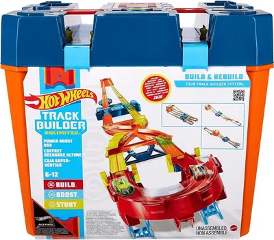 Produktbild von Mattel GNJ01 - Hot Wheels - Track Builder Unlimited Power Boost Box, Track Set