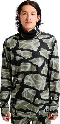 Produktbild von Burton Midweight Long Neck Langarm-baselayer Grün,Schwarz S Herren Grün,Schwarz S