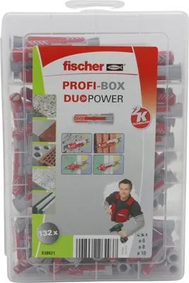 Zdjęcie produktu dla Fischer 538621 kotwa wkręcana / kołek rozporowy 132 szt