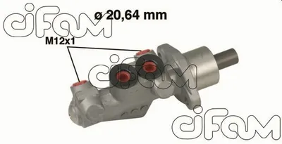 Produktbild von CIFAM 202-584 Bremszylinder Hauptbremszylinder für RENAULT CLIO II (BB0/1/2, CB0/1/2) CLIO II Kasten (SB0/1/2)