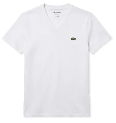 Produktbild von Lacoste Herren T-Shirt TH5077 V-Ausschnitt 100% Baumwolle