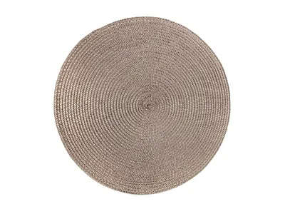 Produktbild von Tischplacemat, Tischunterlage, Essunterlage, rund 38cm Dunkelgrau