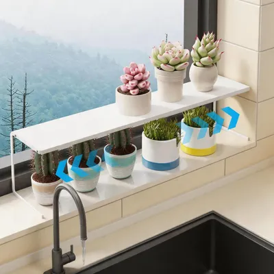Immagine prodotto di Piccolo organizer per scaffali, colore bianco, dimensioni 35-60 x 15 x 15 cm