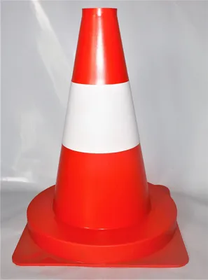 Produktbild von Verkehrskegel Pylone Verkehrshütchen Verkehrsleitkegel 30 cm tagleuchtend Fuß