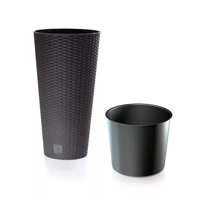 Immagine prodotto di NABBI Fioriera in plastica DRTUS300 30 cm - marrone